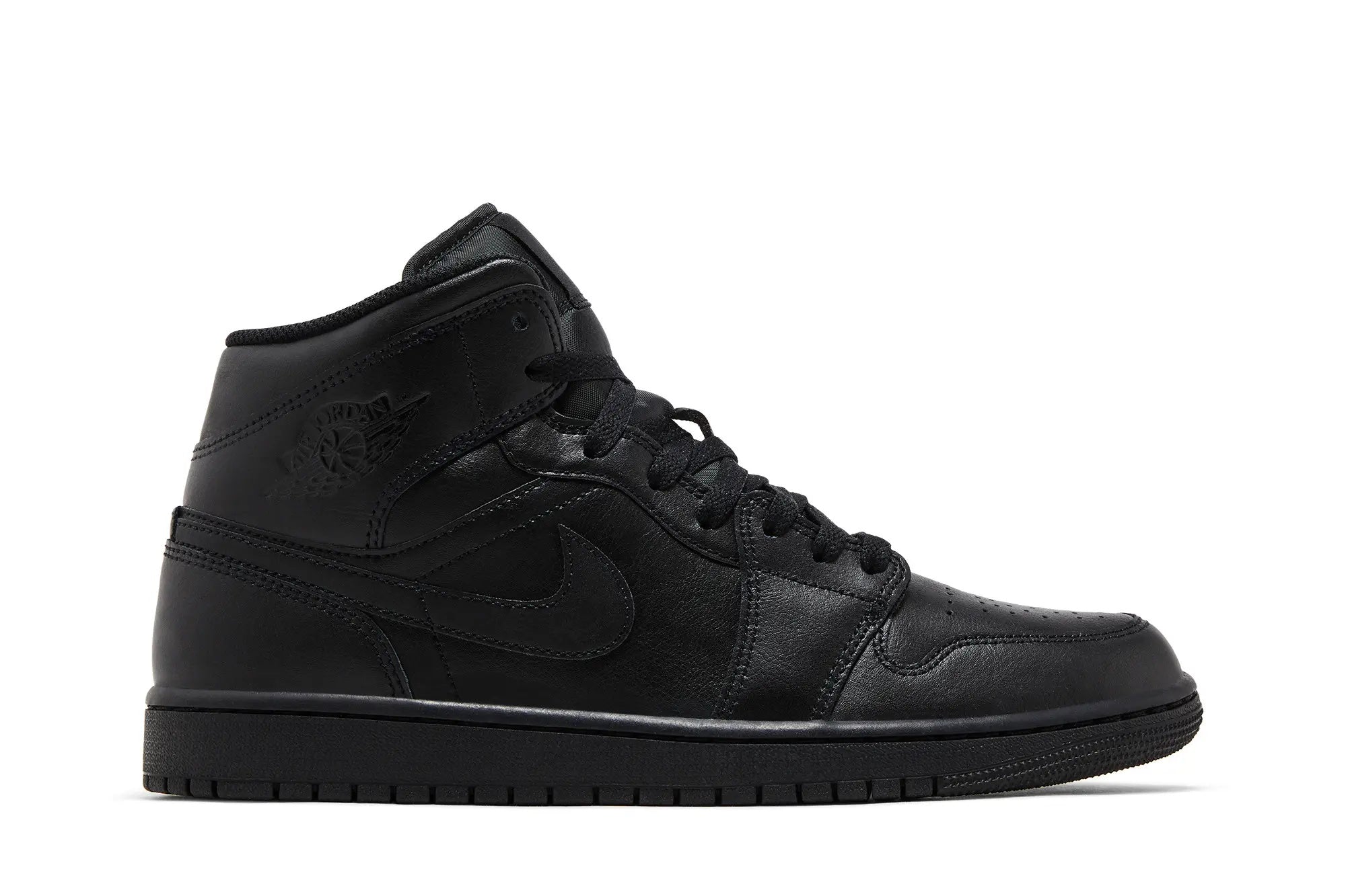 Jordan 1 Mid 'Triple Black' 2022